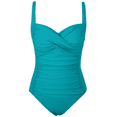 thumbnail image 4 of Hilor Women's One Piece Swimsuits Front Twist Bathing Suits Tummy Control Swimwear Retro Inspired Monokini, 4 of 7