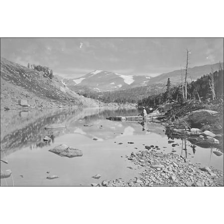 24"x36" Gallery Poster, Wind River Peak, Wyoming. A.D. Wilson in picture 1878