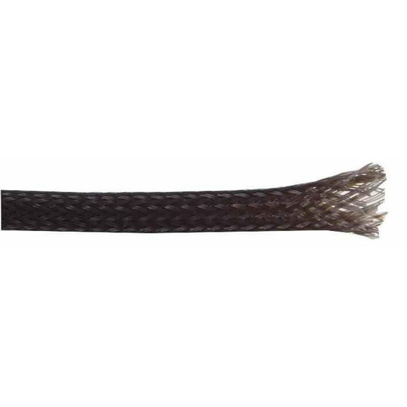 PRO POWER - Polyester Expandable Braided Sleeving Black 6mm Dia. 10m