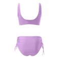 thumbnail image 6 of Bathing Suits for Women Beach Vacation Clothes for Women High Waisted Bikini Push Up Two Piece Swimsuits, 6 of 6