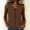 #0468-Coffee, variant on Women's Sleeveless Shirts Eyelet Front Babycollar Dressy Plain Blouses Loose Casual Tank Tops