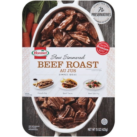 Hormel® Slow Simmered Beef Roast Au Jus 15 oz. Tray