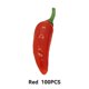 thumbnail image 5 of Yuarrent 100 Uds simulación de frutas falsas suministros de enseñanza pimienta Artificial hecha a mano modelos de jardín de infantes Decoración del hogar Rojo, 5 of 6
