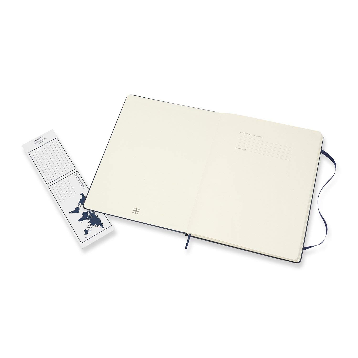 Moleskine Classic Notebook, Extra Large, Plain, Sapphire Blue, Hard Cover (7.5 X 10) (Other)