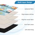 thumbnail image 3 of FORMRS 15-15.6 inch Laptop Sleeve Case Soft Carrying Quilted Computer Bag Cover, Cartoon Train Pattern, 3 of 7