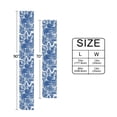 thumbnail image 6 of Yayeee Table Runner 90 inches Long for Home Kitchen Rectangle Dining Table Holiday Party Decoration, Blue Garden Pattern, 6 of 7
