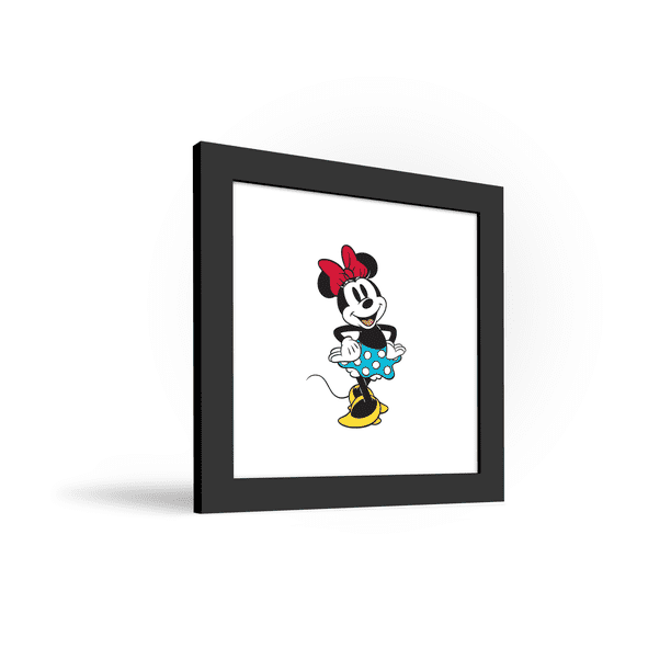 Gallery Pops Disney Mickey Mouse - Minnie Mouse Wall Art, Black