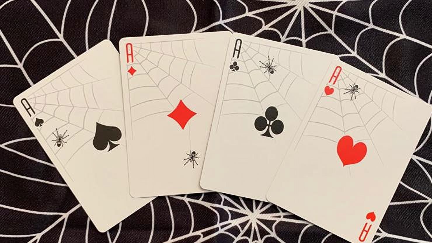 Gilded Bicycle Spider (Green) Playing Cards by USPCC