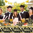 thumbnail image 2 of Graduation Plates Party Supplies Decoration 2025 Graduation Tableware Included Banner, Paper Plates,  Tablecloth, Cutlery, Congrats Grad Decorations Serves 16 Black, 2 of 7