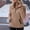 Coffee, variant on Vivianyn HD Women's Fleece Quarter Zip Pullover, Long Sleeve Fuzzy Sweatshirt with Pockets,Khaki,Size S-XXL