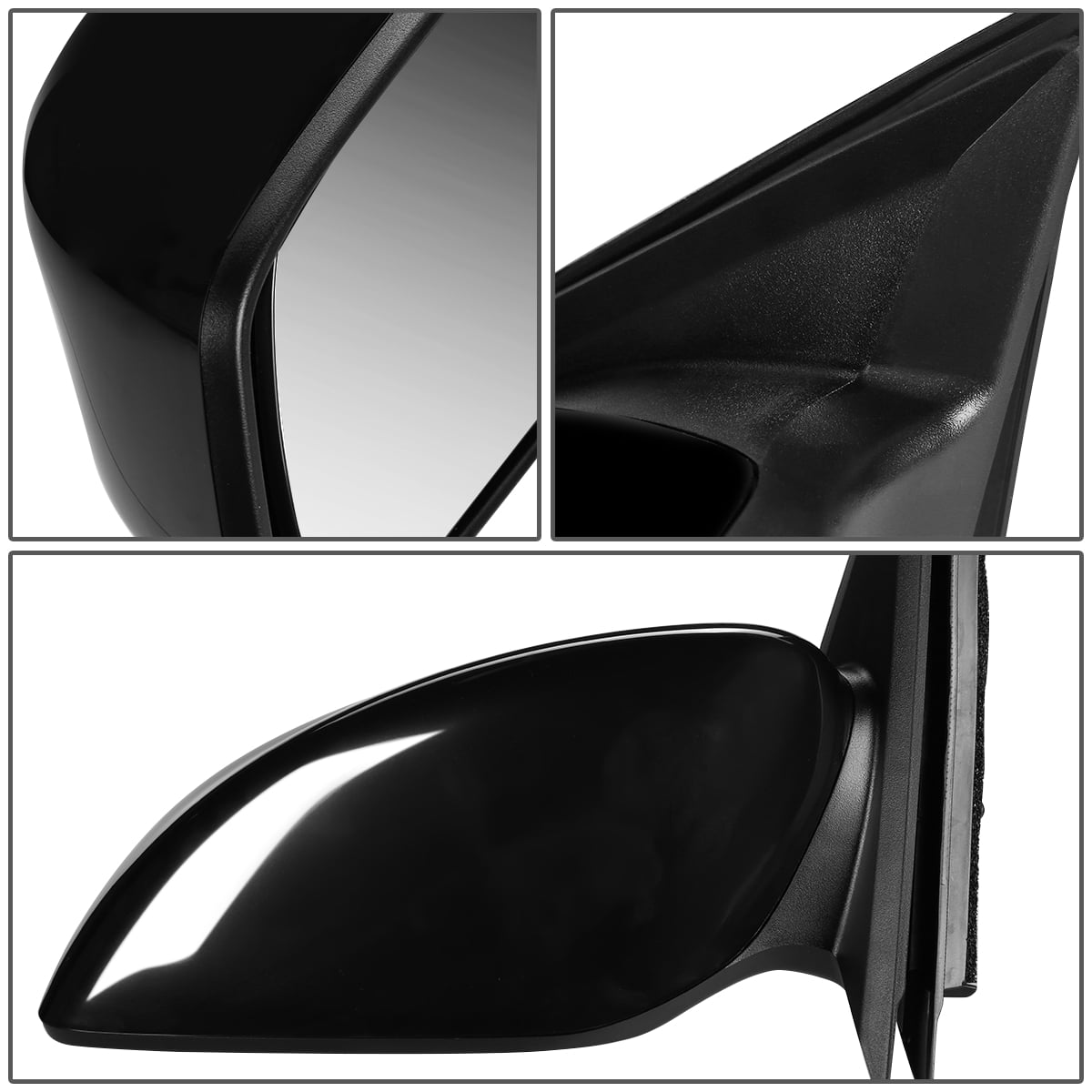 DNA Motoring Factory Style Powered Driver Left Side Mirror for 2013-2018 Nissan Altima
