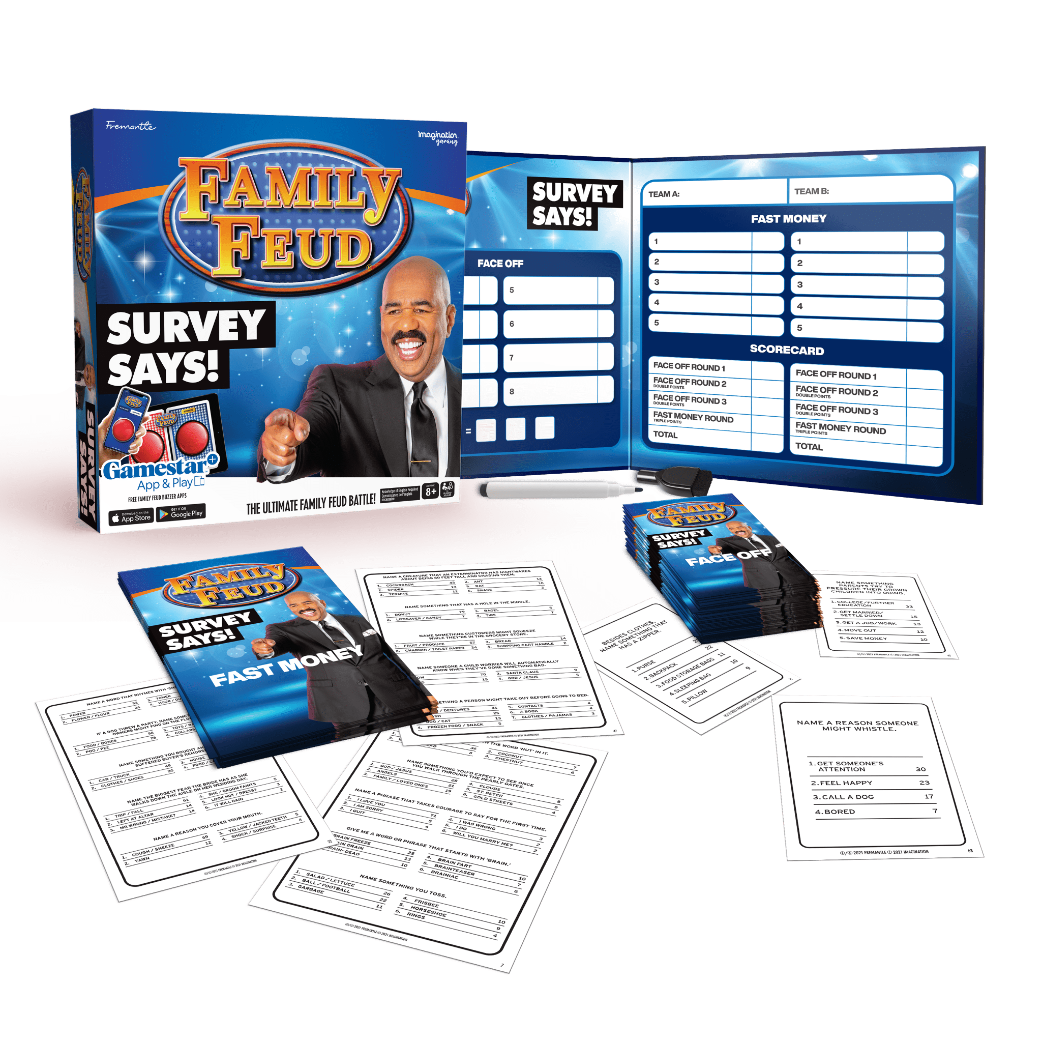 Family Feud Survey Says Board Game Imagination Gaming