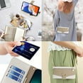 thumbnail image 6 of Dteck Crossbody Wallet Case for Samsung Galaxy A35 5G, Bicolor PU Leather Zipper Purse with Card Holder Mini Make-up Mirror for Women Girls,Folio Flip Phone Case with Magnetic Closure,White, 6 of 7