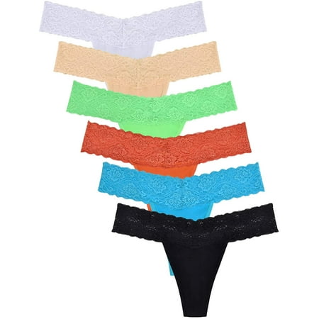 Nabtos Women's Cotton Underwear Sexy Bikini Polka dot Panties Pack