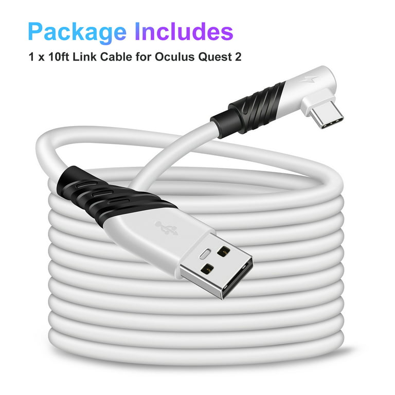 Link Cable Compatible for Meta Quest 3, Fast Charing & PC Data Transfer USB  C 3.2 Gen1 Cable for Oculus Quest 2, Pro, VR Headset and Gaming PC