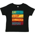 thumbnail image 3 of Inktastic Gymnast Eat Sleep Gymnastics Repeat Boys or Girls Toddler T-Shirt, 3 of 5
