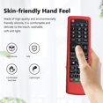 thumbnail image 3 of Silicone Remote Control Cover Glow in Dark 6.69x1.93x0.79 Inch, Anti-Slip Checkered Shockproof Protective Case for TV Remote Black Red Blue Luminous Green Purple White Precise Cutouts, 3 of 10