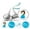 Turquoise Blue, variant on Darling Souvenir 190 Pcs Sweet Princess Birthday Theme Stickers chocolate Labels-Dark Peach