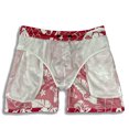 thumbnail image 4 of Holiday Clearance Mens Gym Shorts Men Fashion Casual Drawstring Elastic Stripe Printing Beach Shorts XL, Red, 4 of 8