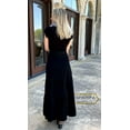 thumbnail image 2 of 40" LONG DENIM SKIRT - WOMENS DENIM SKIRTS - MODEST BLACK JEANS BA0022 | 34" Waist / L / 14, 2 of 4