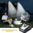 thumbnail image 5 of Kingtowag Clip-On Solar Motion Sensor Wall Lamp 10X8, Usb Rechargeable Auto On/Off Fence Lights with 4 Modes, Garden Security Light for Porch, Red, 5 of 9