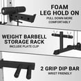 thumbnail image 3 of Mikolo Smith Machine Home Gym, 2000LBS Squat Rack with Cable Crossover System, Multi-Function Workout Machine for Home Gym(2023 Version), 3 of 10
