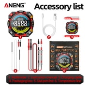 ANENG Smart Digital Multimeter 626 6000 Counts, AC/DC Voltage/Current, Resistance, Capacitance, Temperature, NCV Tester 1 Pack