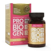 Probiogen Daily Digestive Balance Probiotic: Smart Spore Technology, DNA Verified, 100X Better Survivability