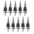 thumbnail image 1 of Juego de 10 tapones de metal para botellas de vino con rosca, tapones en blanco para botellas, regalos para bodas, 1 of 5