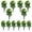 Green, variant on MasteelfCA 12pcs 1:50 Train Scenery Landscape Model Trees (Green)