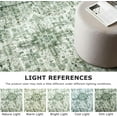 thumbnail image 3 of Suelur Runner Rugs 2.6x10 Green Runner for Hallways Non-Slip Washable Kitchen Runner with Rubber Backing Soft Printed Distressed Medallion Floor Carpet Runner for Laundry Bedroom Entryway, 3 of 8