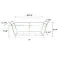thumbnail image 2 of Excellante Chrome plated wire stand 22-3/4" x 12-1/4" x 9", comes in each, 2 of 2