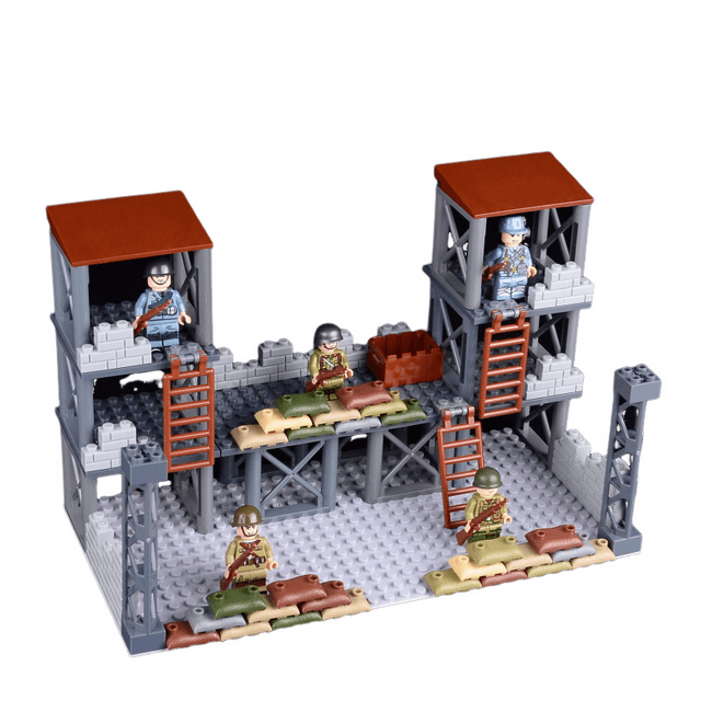 Jouets de Construction de Château, Modèle de Blocs de Construction, Adapté pour Adolescents et Adultes-HAPDEN