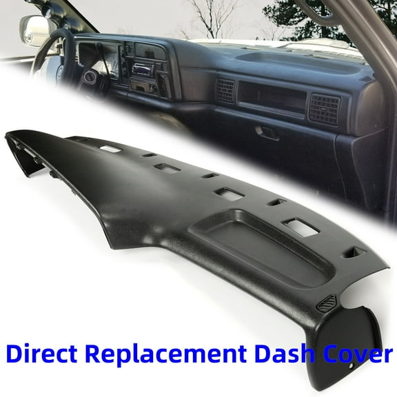 KOJEM Anti Corrosion, Black Plastic Dashboard Panel Cover, fits Dodge Ram 1500 2500 3500