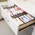 thumbnail image 4 of Coofit 4PCS Sock Drawer Multipurpose Folding Closet Underwear Drawer Tie Organizer Box, 4 of 8
