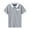 Gray, variant on LittleSpring Toddler Pique Polo School Uniform Shirt for Boys Summer Clothes Short Sleeve Solid White 4T