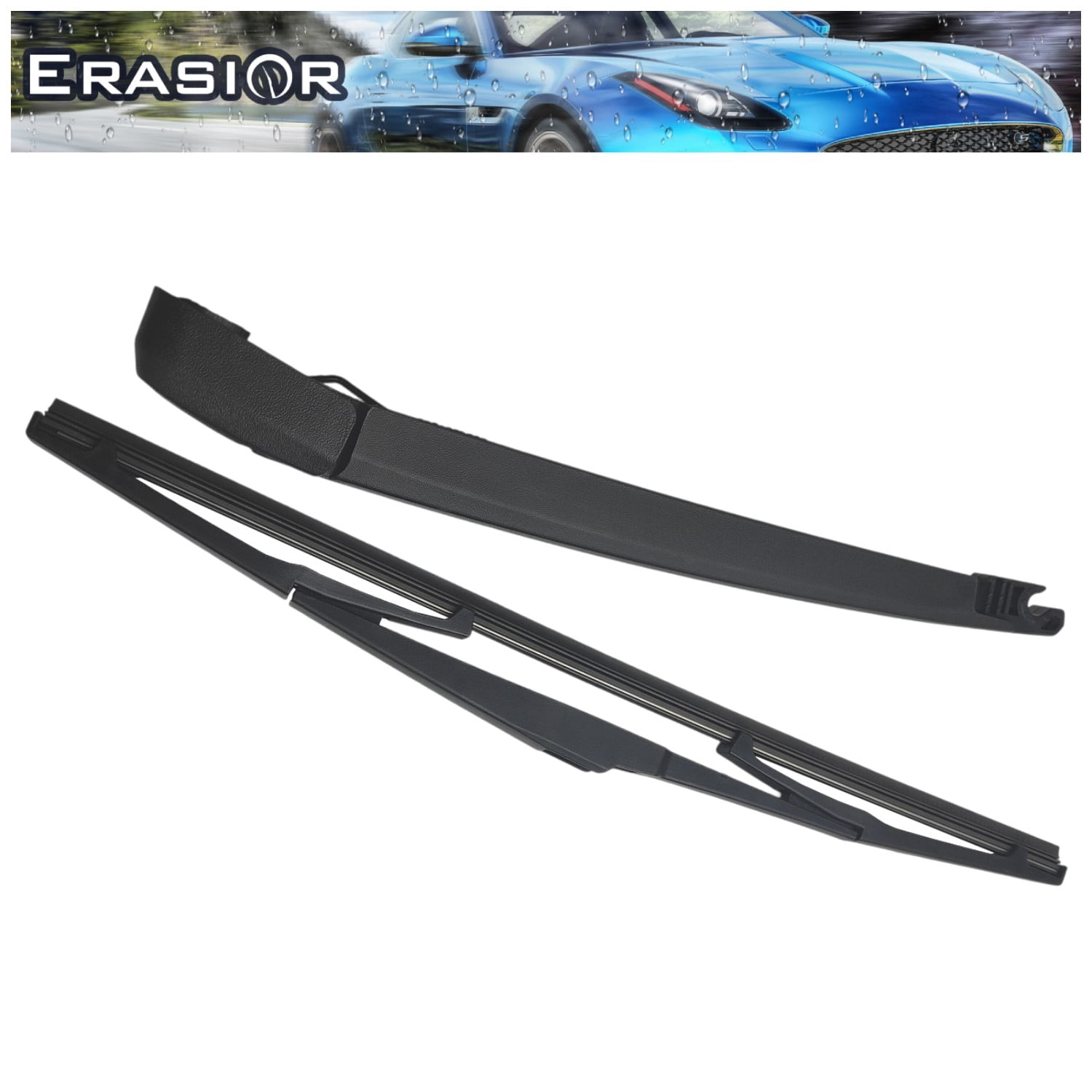 Erasior 4 Pack Fit For Kia Rio 2011-2006 Windshield Wiper Blades 22"+16"+14"+12" Front and Rear with Arm(Set of 4),Y05Y3N0W