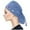 Dark Blue, variant on Scrub Cap With Buttons Bouffant print Hat With Sweatband for Womens and Mens Pink One Size