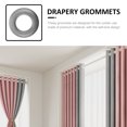 thumbnail image 3 of 80Pcs Plastic Curtain Rings Curtain Self-lock Circles Curtain Rings Drapery Rings, 3 of 8
