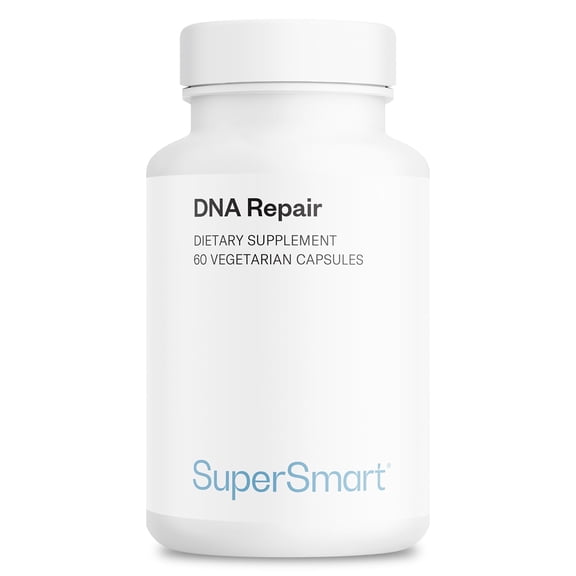SuperSmart DNA Repair (Advanced Formula) - with AC-11, Sulforaphane Glucosinolate, SOD Gliadins Complex - High Potency Antioxidant Supplement | Non-GMO & Gluten Free - 60 Vegetarian Capsules