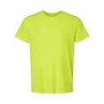 thumbnail image 4 of Bella Canvas Unisex Heather CVC T-Shirt Neon Yellow, 4 of 5