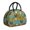 Rooster and Pumpkin, variant on Rooster and Pumpkin Blue Pattern Insulated Lunch Bag,Leakproof Large Capacity Lunch Box for Work,Picnic or Travel,11.4 X 6.7 X 8.3 Inches
