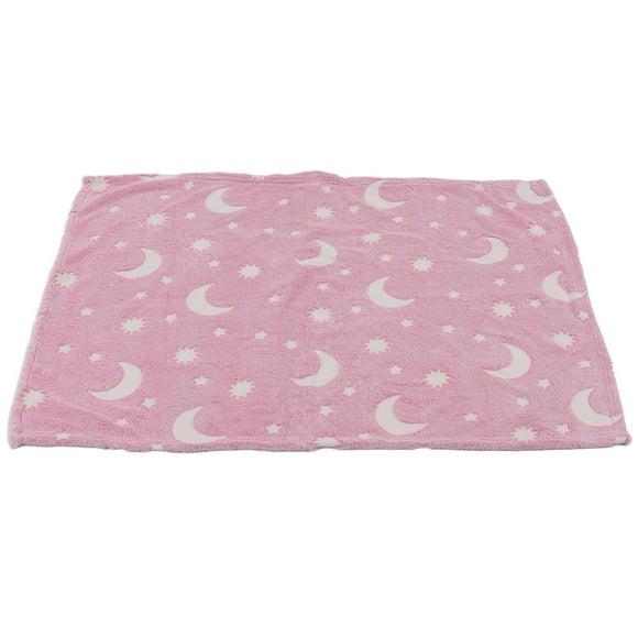 Glowing Blanket Breathable Design Soft Polyester Fuzzy Blanket for Bed Sofa Couch