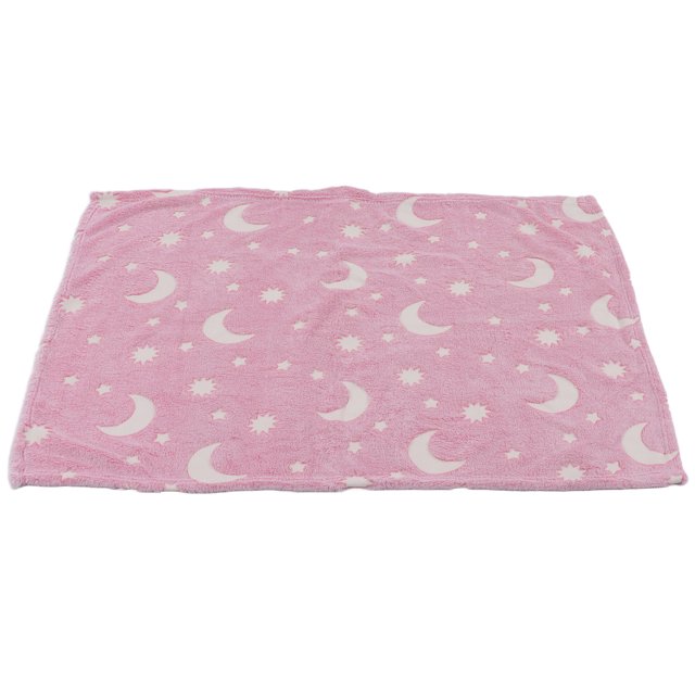 Glowing Blanket Breathable Design Soft Polyester Fuzzy Blanket for Bed Sofa Couch