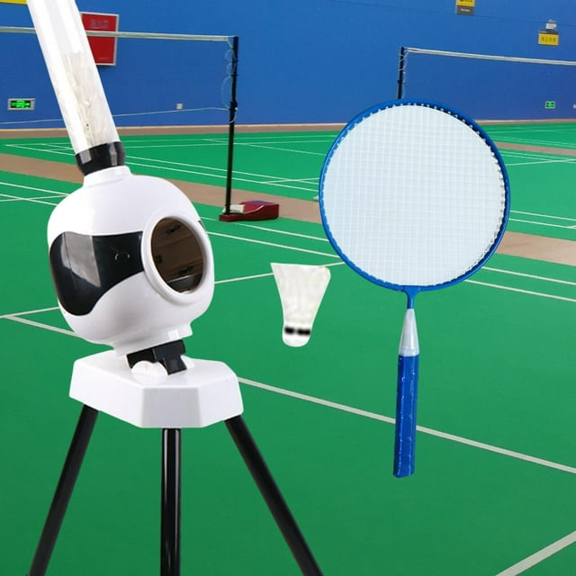 Badminton Ball Pitching Tool Badminton Service Machine Portable Badminton Trainer Badminton Ball Tosser for Self Play for Coaches All Levels Style A