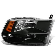 DNA Motoring OEM-HL-0048-R For 2009 to 2018 Ram Truck 1500 2500 3500 Factory Style Headlight Lamp Assembly Right / Passenger Side 10 11 12 13 14 15 16 17 CH2519135 CH2519135