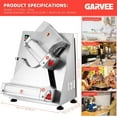 thumbnail image 7 of Commercial Pizza Dough Roller Sheeter, Max 12", Automatic 370W Electric Pizza Dough Roller, Stainless Steel, Suitable for Noodle, Pizza Bread and Pasta Maker Equipment, 7 of 7