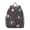 Black, variant on Dog Print Design Student Backpack – Adorable Puppy Paw Pattern with Bone and Tail Cartoon Design, Artistic Watercolor Style for School