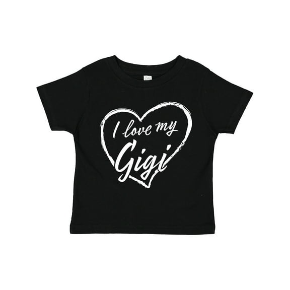 Inktastic I Love My Gigi in White Chalk Heart Boys or Girls Toddler T-Shirt