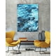 40x30cm Bleu Vie de la Mer Citation Affiche Impression Nordique Maison Déco Art Toile Peinture Pas Encadrée – image 2 sur 6